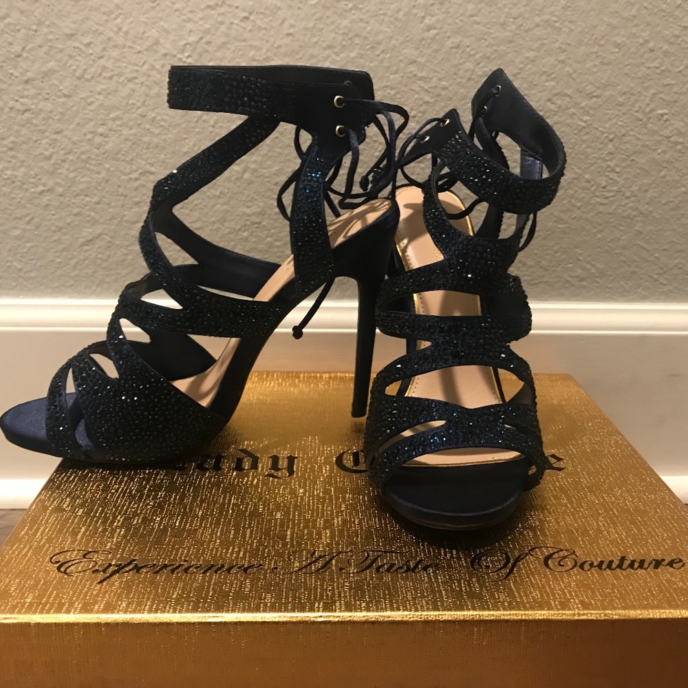 Lady Couture Rhinestone Heels